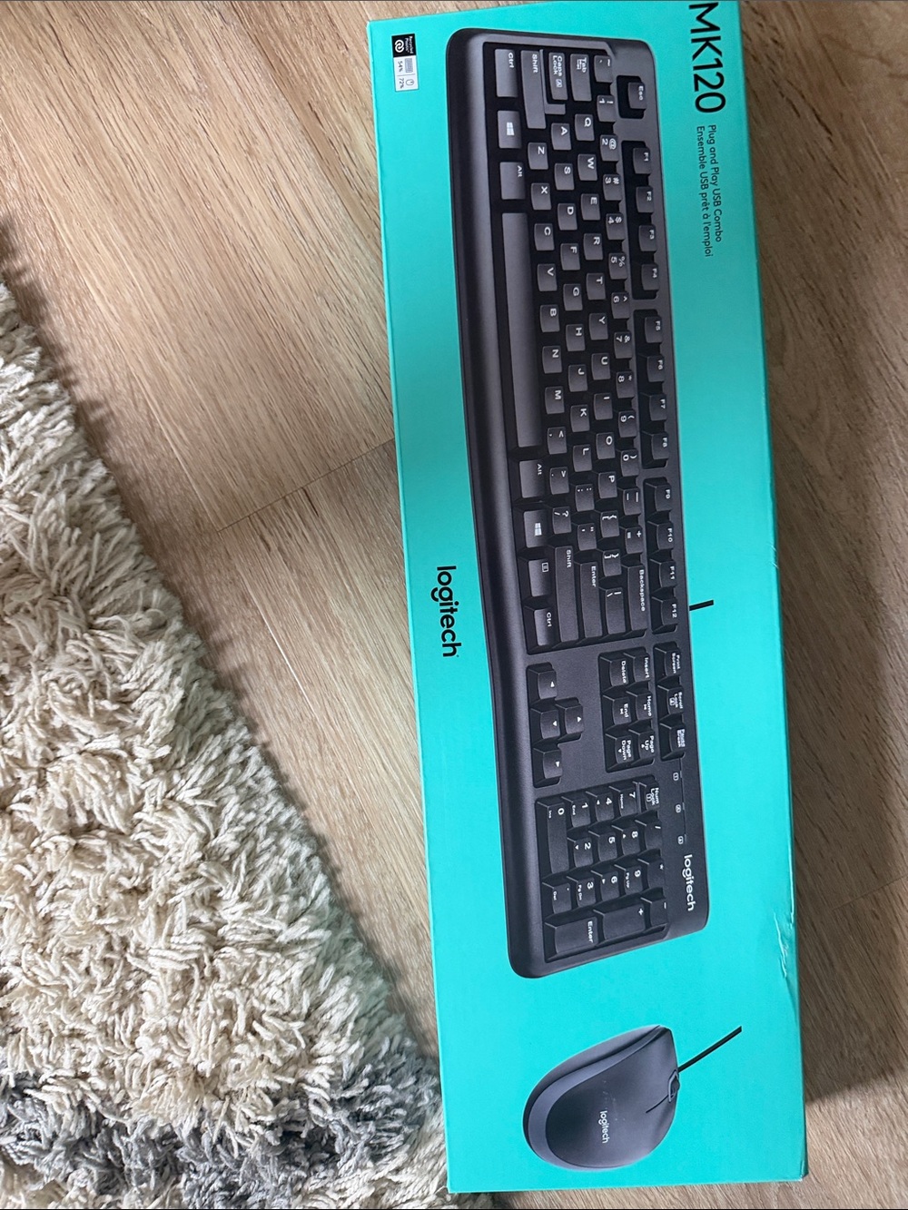 Logitech Black USB Wired Keyboard and Mouse Combo